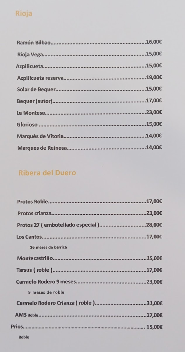 Pulpería Suso Menu - Image 3